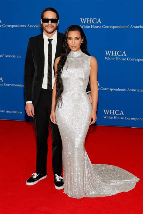 Kim Kardashian, Pete Davidson Make Red Carpet Debut: Photos